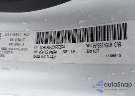 2013 Chrysler 200 S z USA, uszkodzony, nr VIN 1C3BCBGG3DN755574